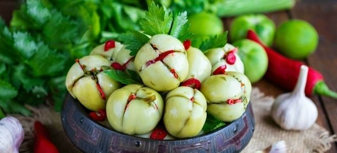 зеленые помидоры по грузински зеленые помидоры по грузински