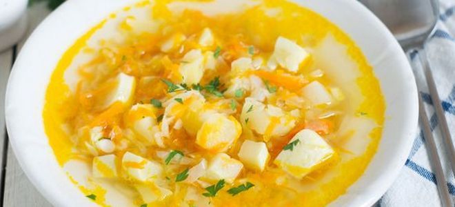 быстрый и вкусный рецепт супа из патиссонов быстрый и вкусный рецепт супа из патиссонов