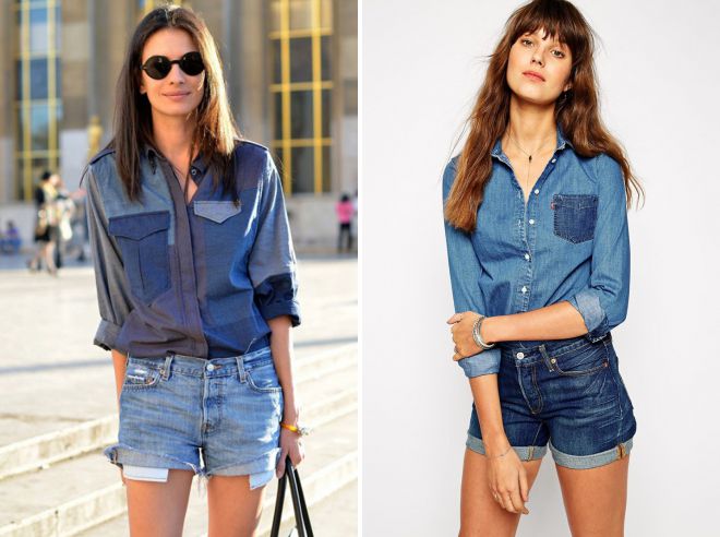 джинсовый стиль рубашка джинсовый стиль рубашка