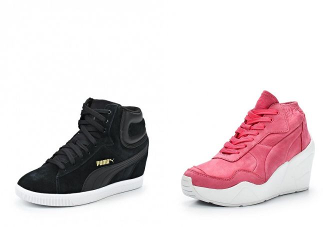 Кеды Пума на танкетке Кеды Пума на танкетке