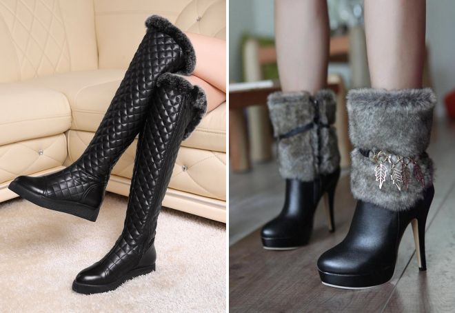 кожаные сапоги на меху кожаные сапоги на меху