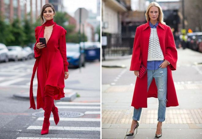 красный цвет в одежде уличный стиль красный цвет в одежде уличный стиль