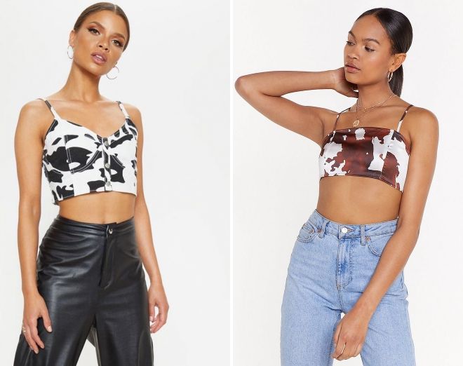 майки с принтом коровы майки с принтом коровы