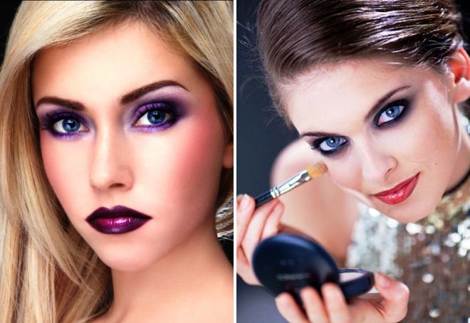 новогодний макияж для голубых глаз новогодний макияж для голубых глаз