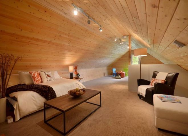 отделка мансарды блок хаусом отделка мансарды блок хаусом