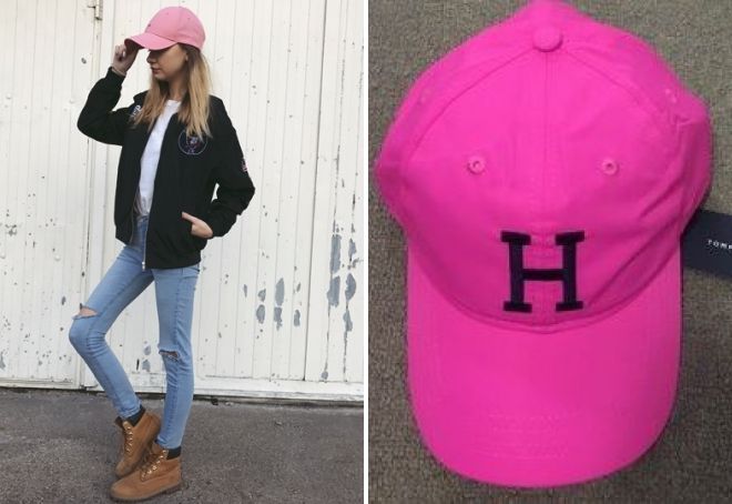 розовая кепка томми хилфигер розовая кепка томми хилфигер