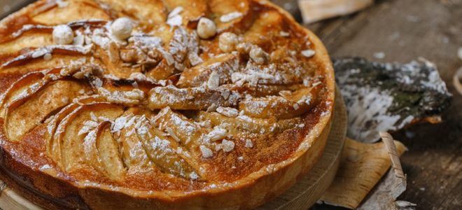 фото7 шарлотка с яблоками и корицей