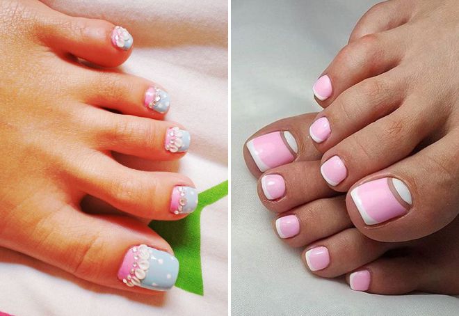 идеи лунного педикюра идеи лунного педикюра