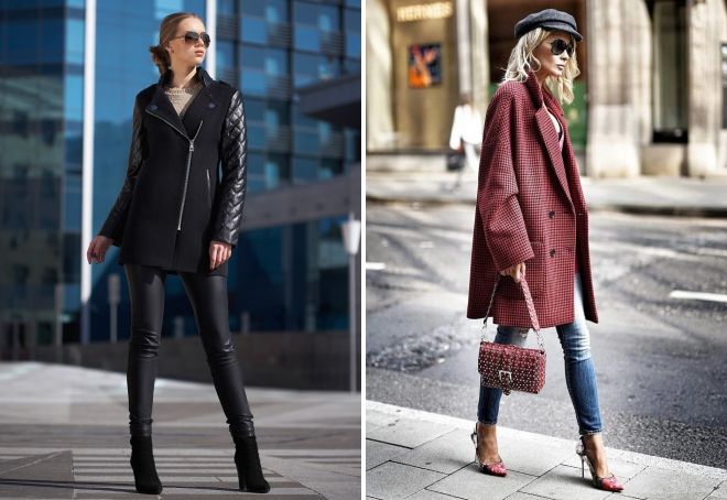 Короткое женское осеннее пальто Короткое женское осеннее пальто