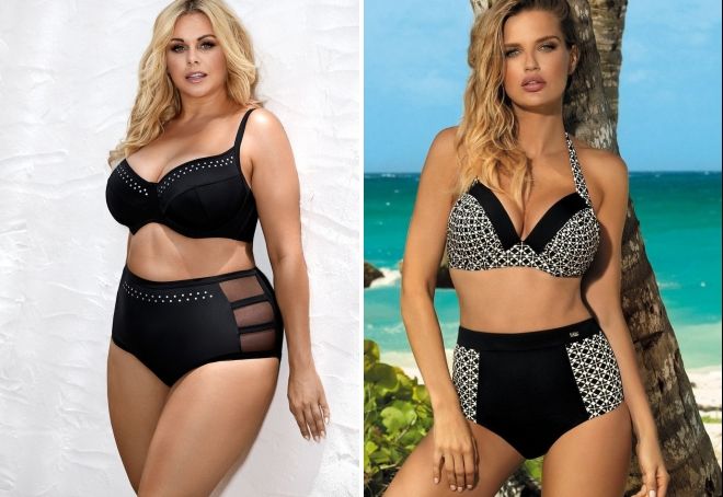 Купальник с высокими плавками для плавания Купальник с высокими плавками для плавания