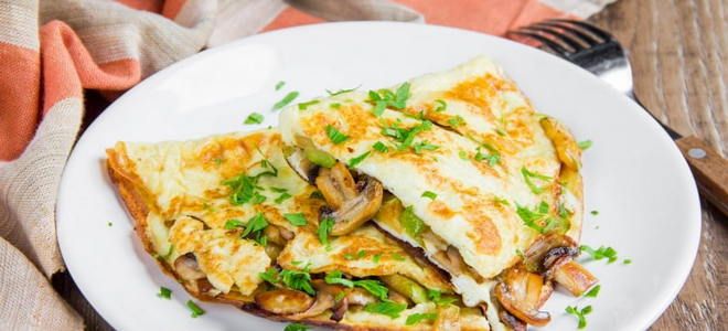 омлет с шампиньонами рецепт на сковороде омлет с шампиньонами рецепт на сковороде