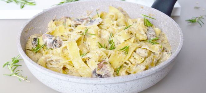 паста с индейкой в сливочном соусе паста с индейкой в сливочном соусе