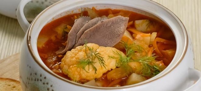 суп из говяжьего языка суп из говяжьего языка