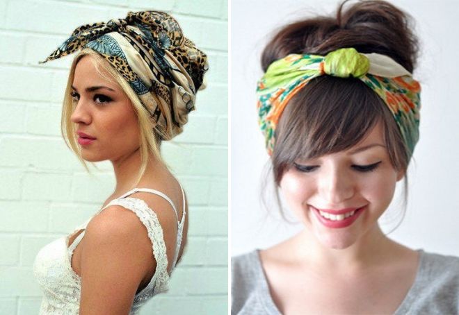 тюрбан из платка тюрбан из платка