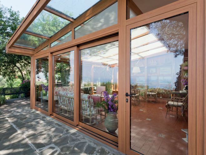 Алюминиевые окна - терраса Алюминиевые окна - терраса