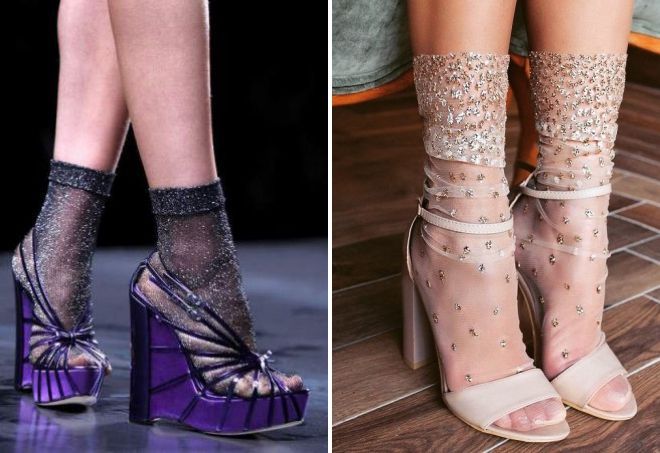 капроновые носки с босоножками капроновые носки с босоножками