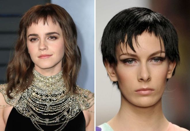 короткая рваная челка короткая рваная челка