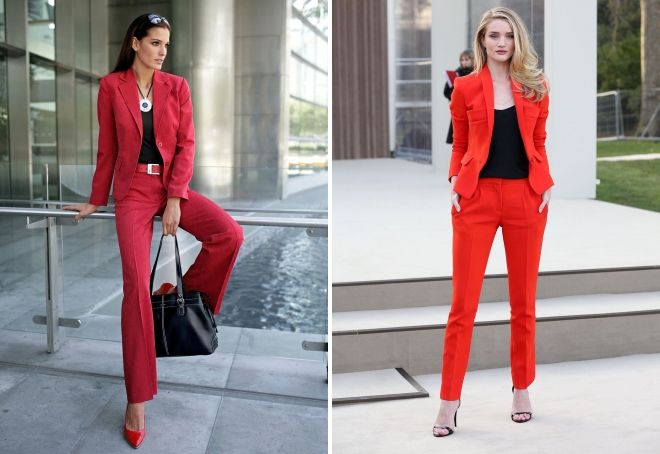 красный цвет в деловой одежде красный цвет в деловой одежде