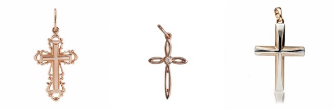 Маленький золотой крестик Маленький золотой крестик