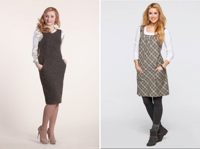 модели теплых сарафанов модели теплых сарафанов