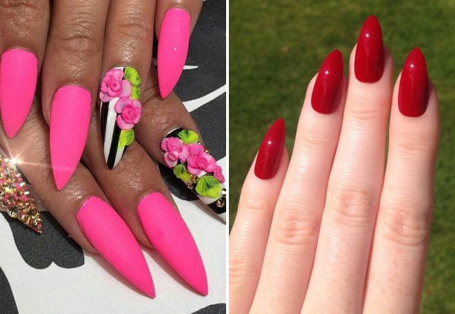 острые ногти яркий дизайн острые ногти яркий дизайн