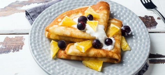 фото9 пышные блины на кефире и молоке