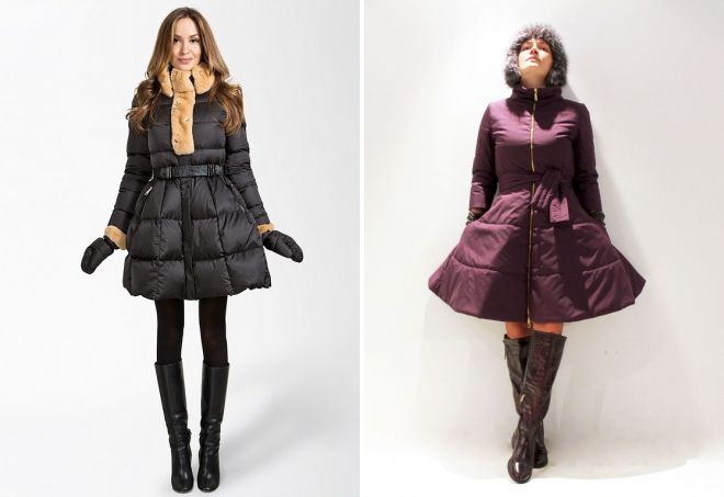 с чем носить пуховик платье с чем носить пуховик платье