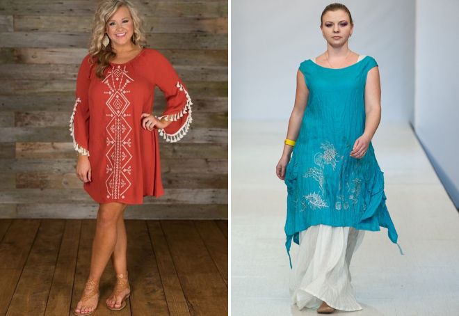 туники в стиле бохо для полных туники в стиле бохо для полных