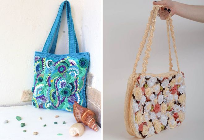 вязаная летняя сумка этно вязаная летняя сумка этно