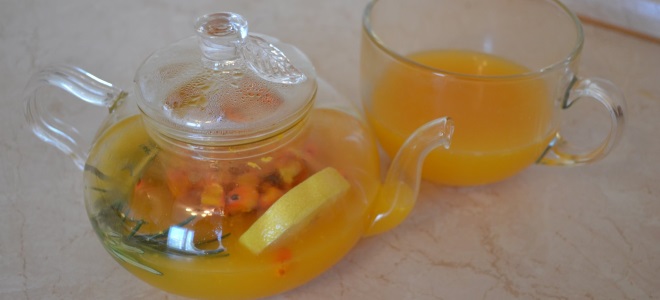 облепиховый чай с розмарином