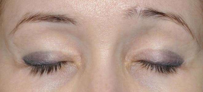 перманентный макияж век тени