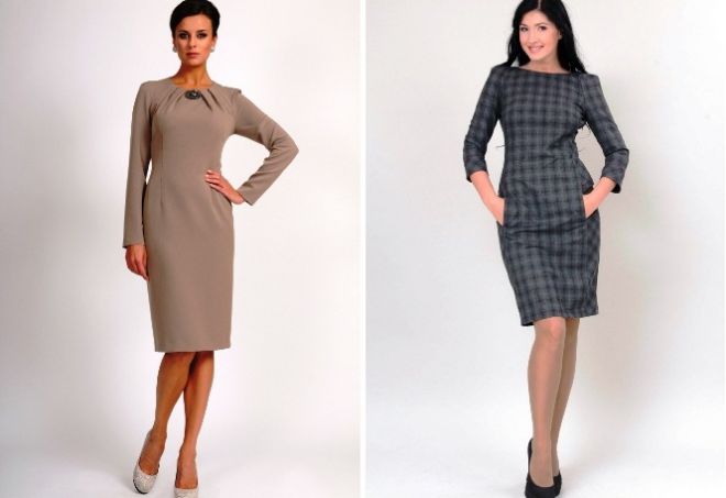 платье с длинным рукавом19