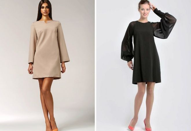 платье с длинным рукавом22