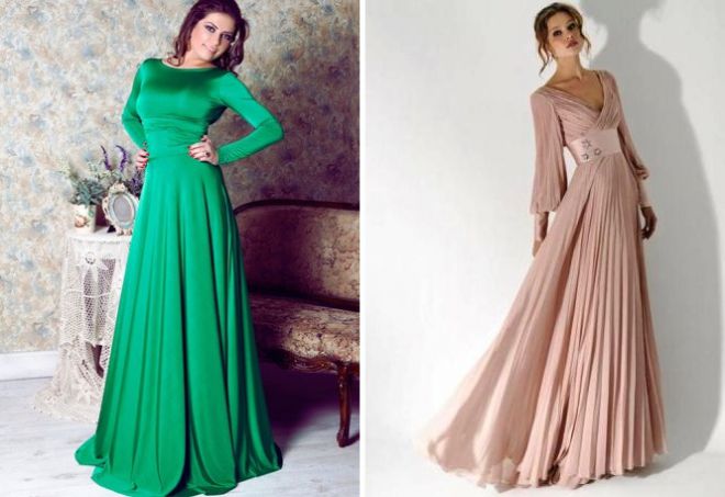 платье с длинным рукавом28