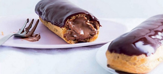 шоколадные эклеры