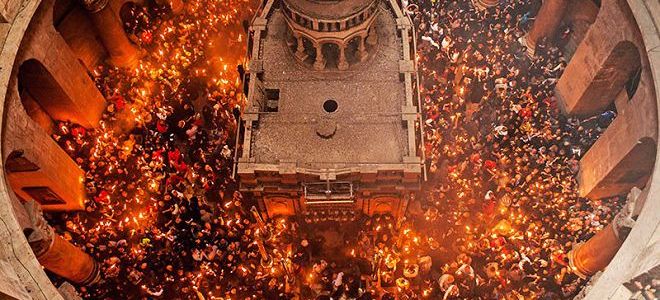 схождение благодатного огня