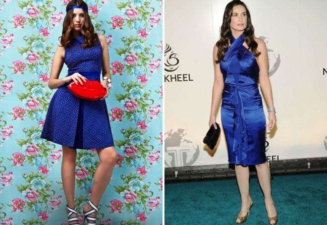 клатч под синее вечернее платье