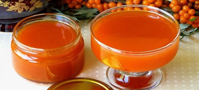 Сок облепихи с медом на зиму