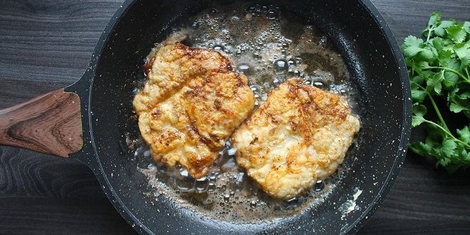 Свиные отбивные с картофелем