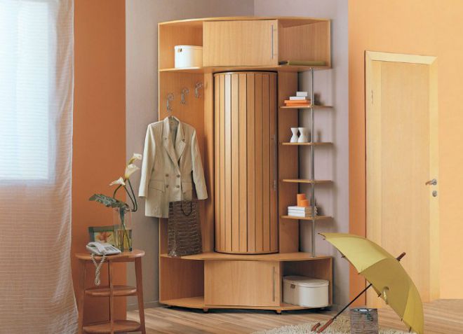 угловой шкаф в прихожую 16