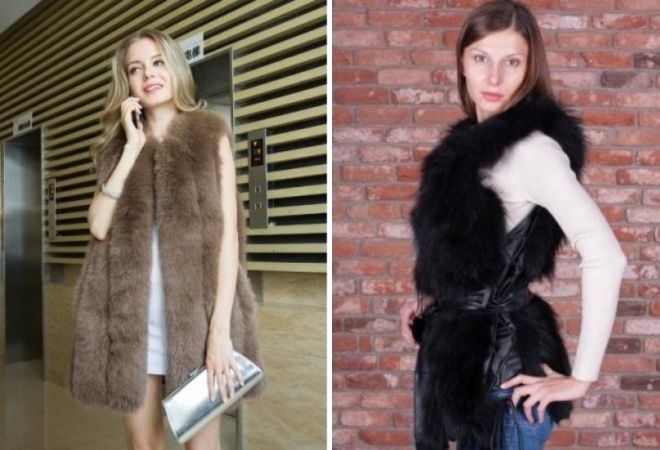 жилетка из песца 1