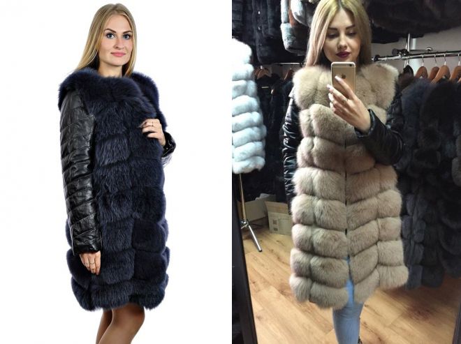 жилетка из песца 10