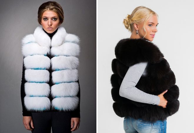 жилетка из песца 11