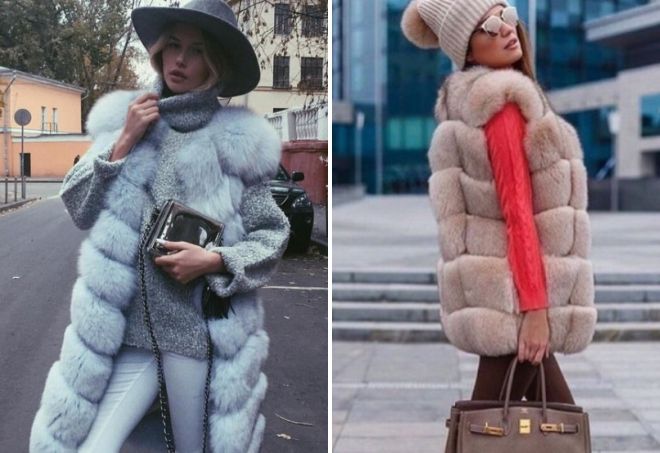 жилетка из песца 15